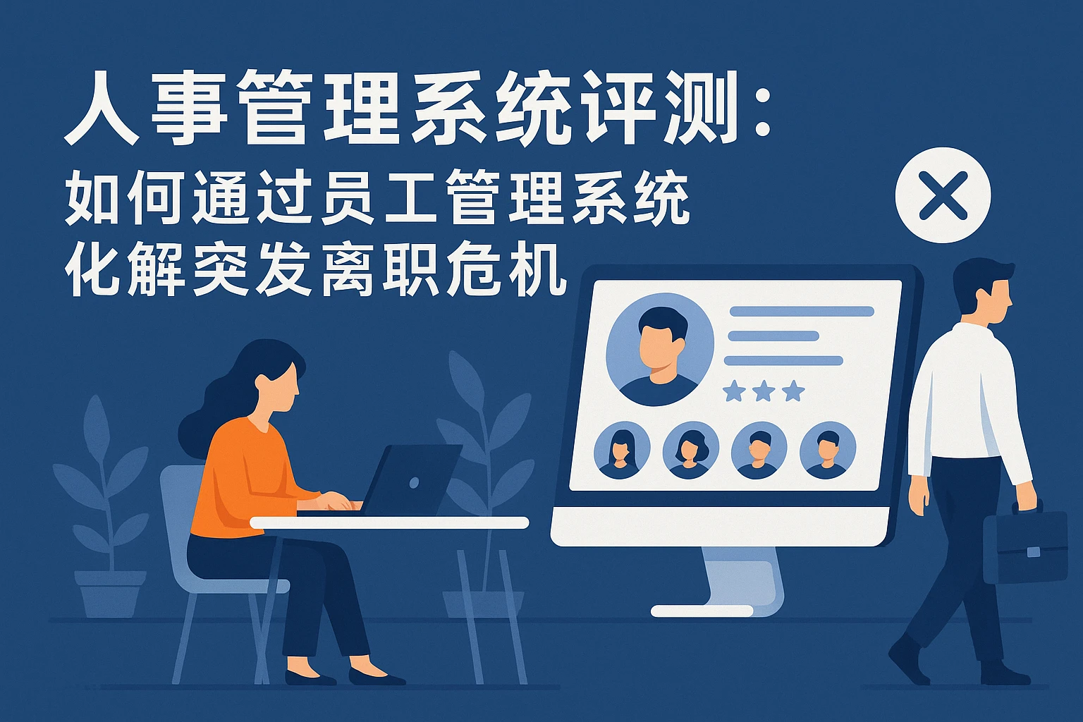 人事管理系统评测:如何通过员工管理系统化解突发离职危机