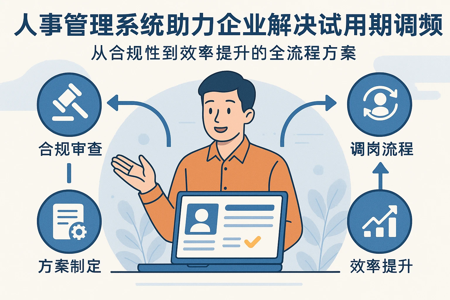 人事管理系统助力企业解决试用期调岗难题：从合规性到效率提升的全流程方案