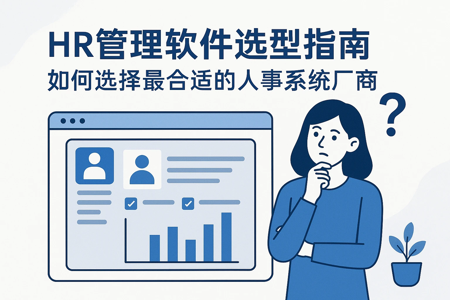 HR管理软件选型指南：如何选择最合适的人事系统厂商
