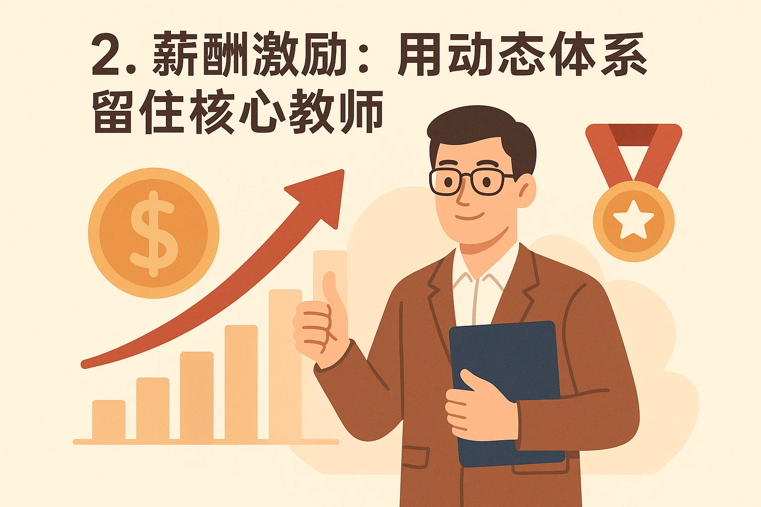 2. 薪酬激励：用动态体系留住核心教师