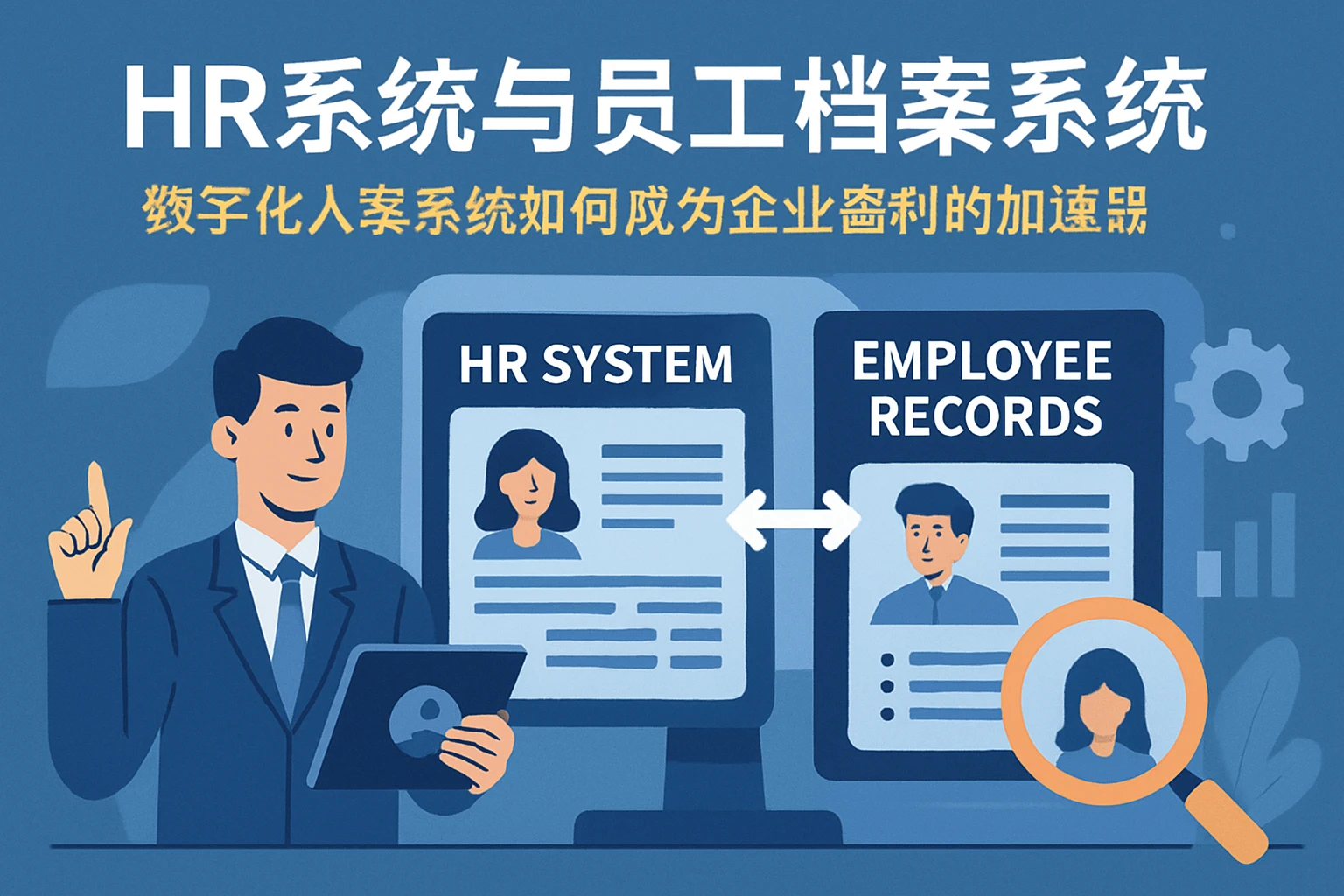 HR系统与员工档案系统：数字化人事系统如何成为企业盈利的加速器