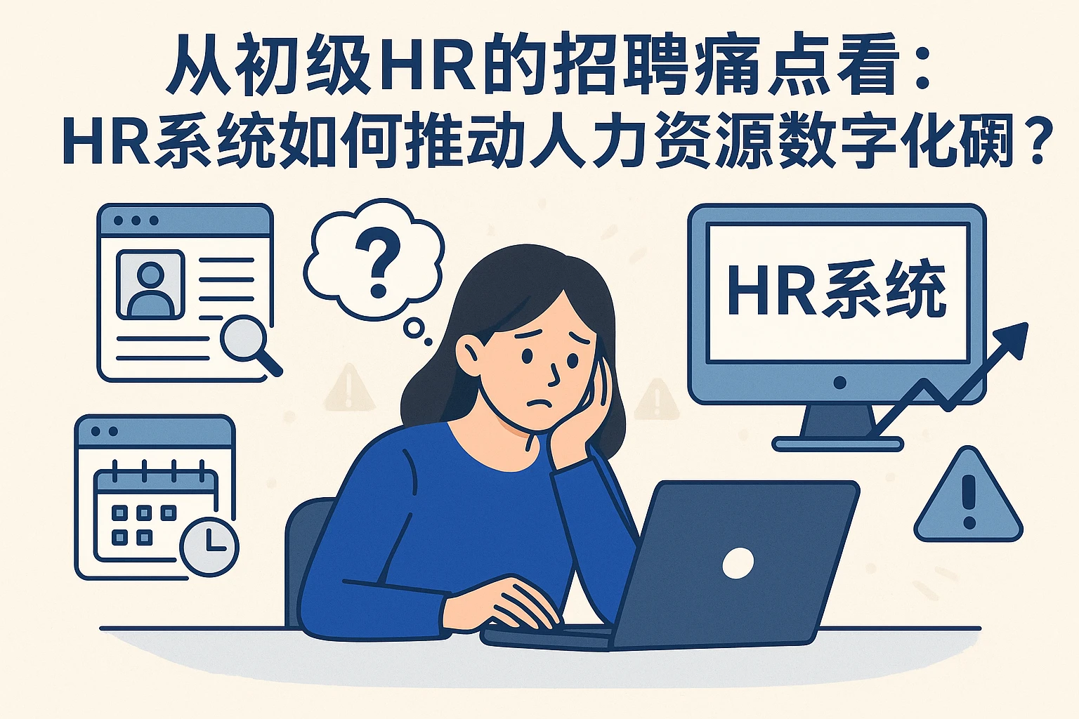 从初级HR的招聘痛点看：HR系统如何推动人力资源数字化转型？