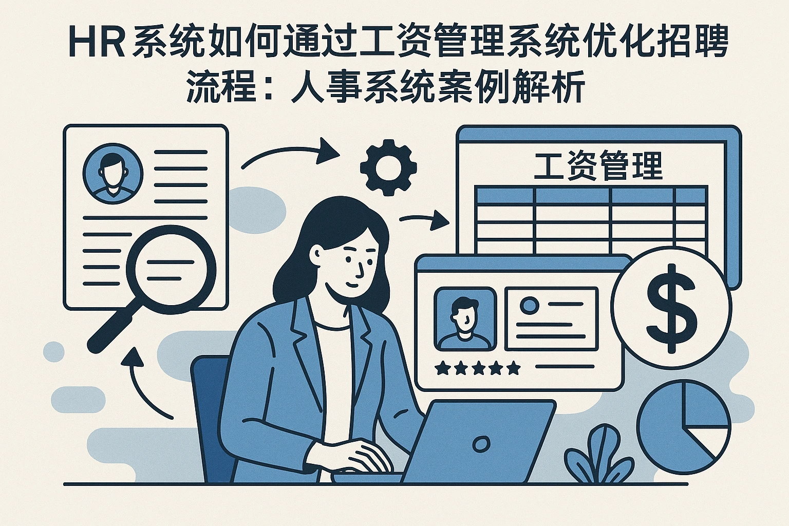 HR系统如何通过工资管理系统优化招聘流程：人事系统案例解析
