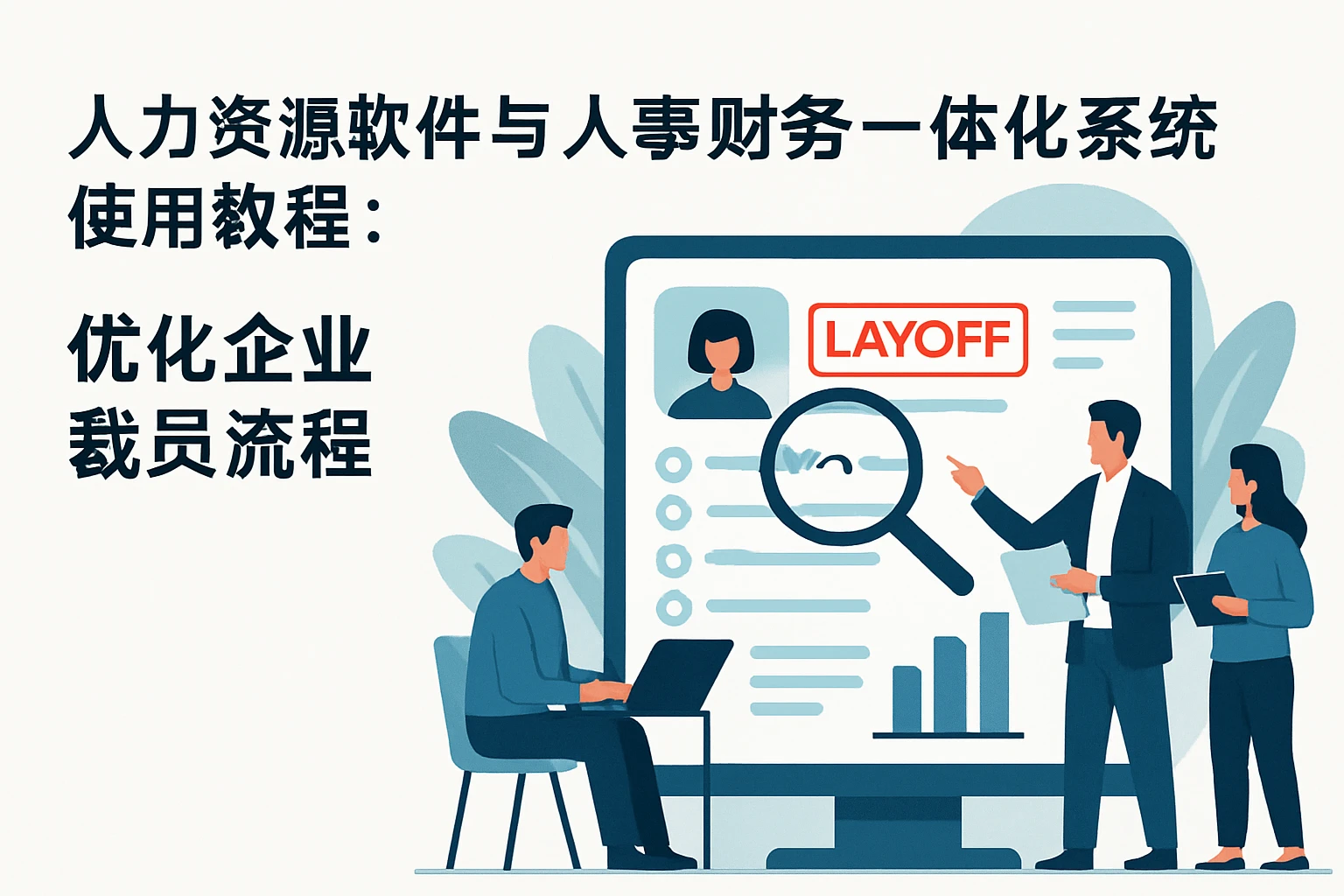 人力资源软件与人事财务一体化系统使用教程：优化企业裁员流程