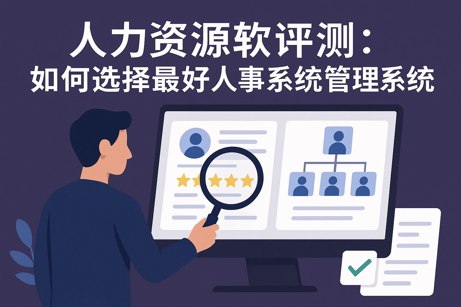 人力资源软件评测:如何选择最佳人事系统与组织架构管理系统