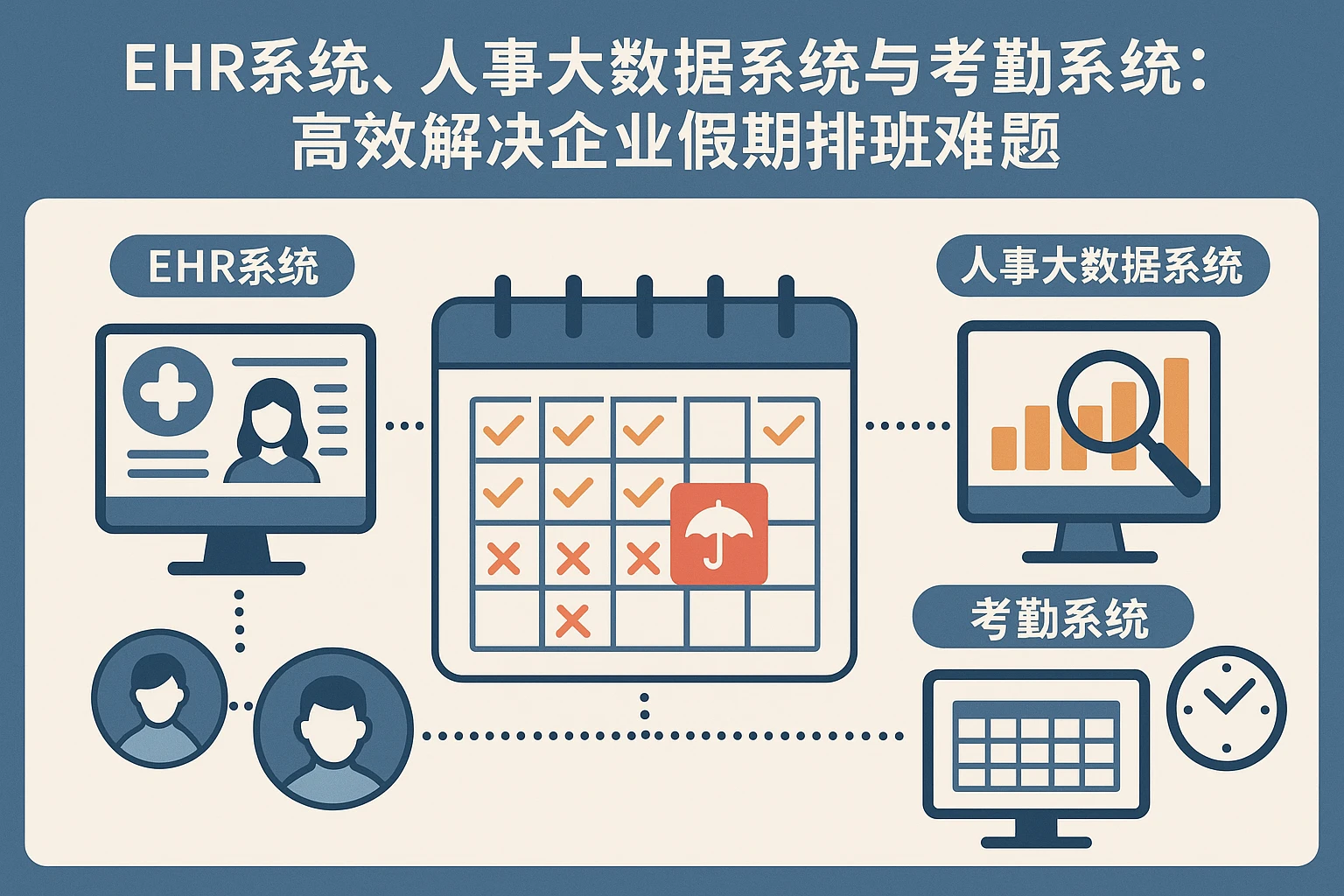 EHR系统、人事大数据系统与考勤系统：高效解决企业假期排班难题