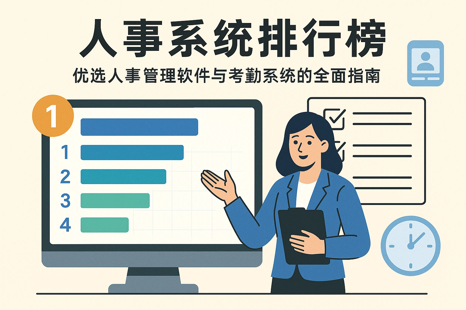 人事系统排行榜：优选人事管理软件与考勤系统的全面指南