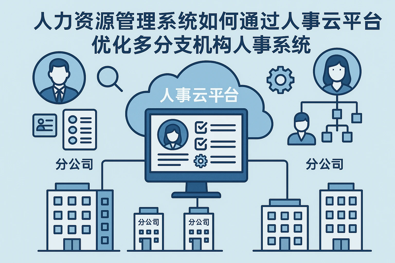 人力资源管理系统如何通过人事云平台优化多分支机构人事系统