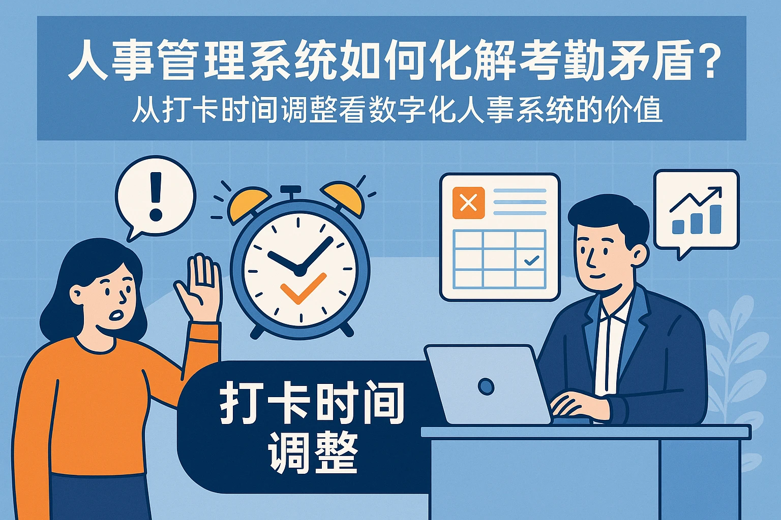 人事管理系统如何化解考勤矛盾？从打卡时间调整看数字化人事系统的价值