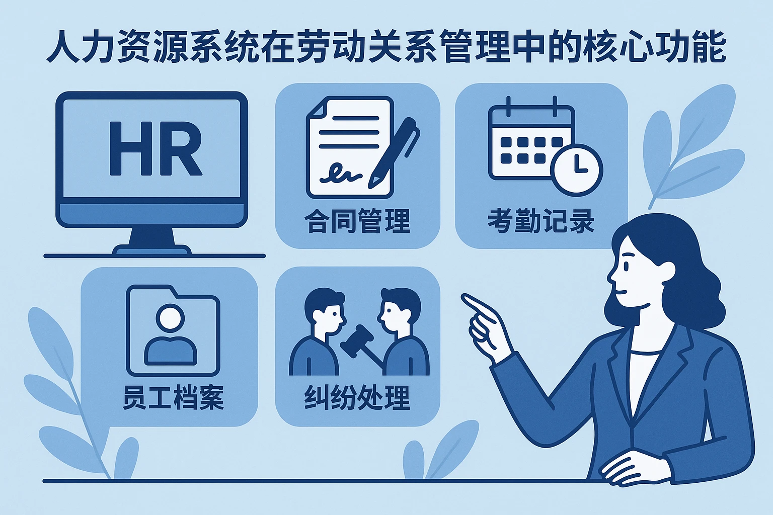 人力资源系统在劳动关系管理中的核心功能