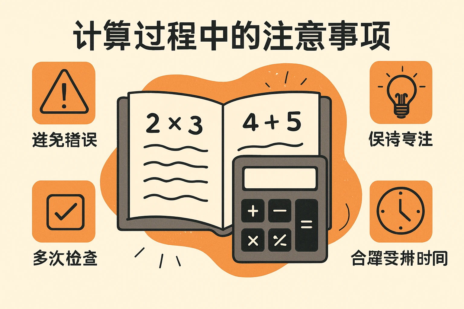 计算过程中的注意事项