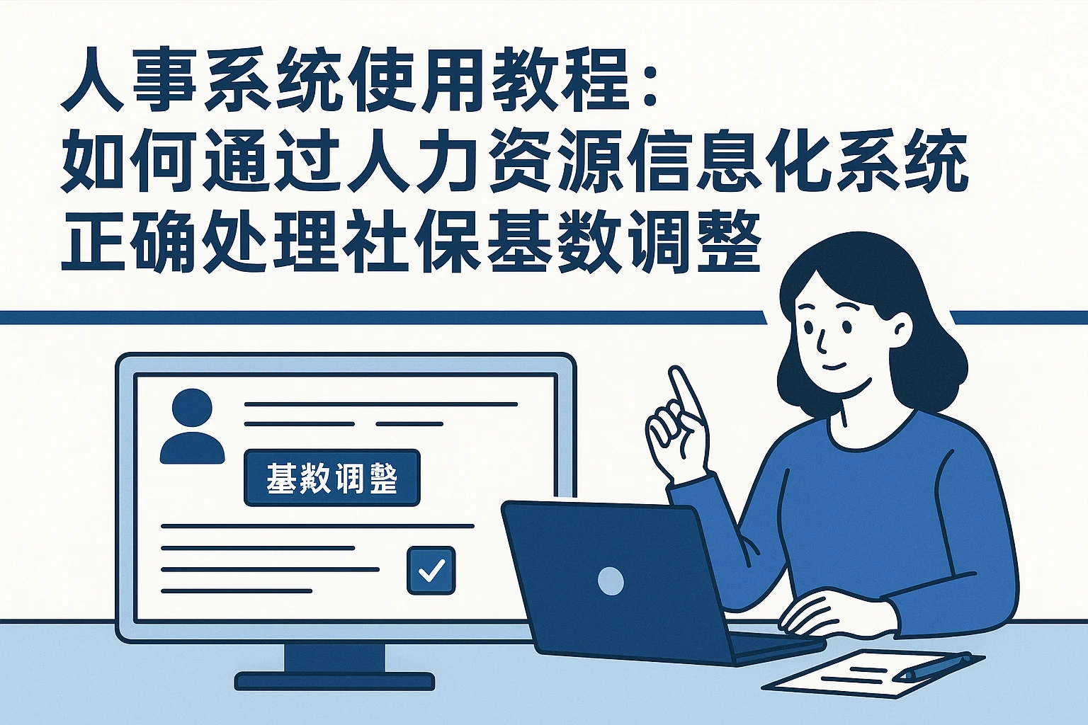 人事系统使用教程：如何通过人力资源信息化系统正确处理社保基数调整
