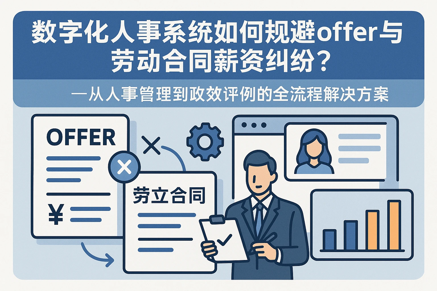 数字化人事系统如何规避offer与劳动合同薪资纠纷？——从人事管理到绩效考评的全流程解决方案