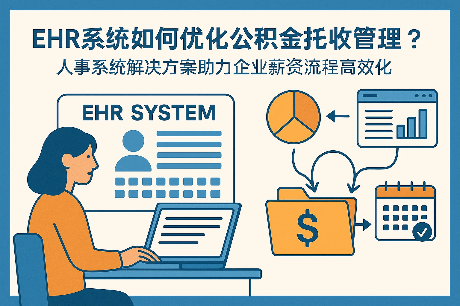 EHR系统如何优化公积金托收管理？人事系统解决方案助力企业薪资流程高效化