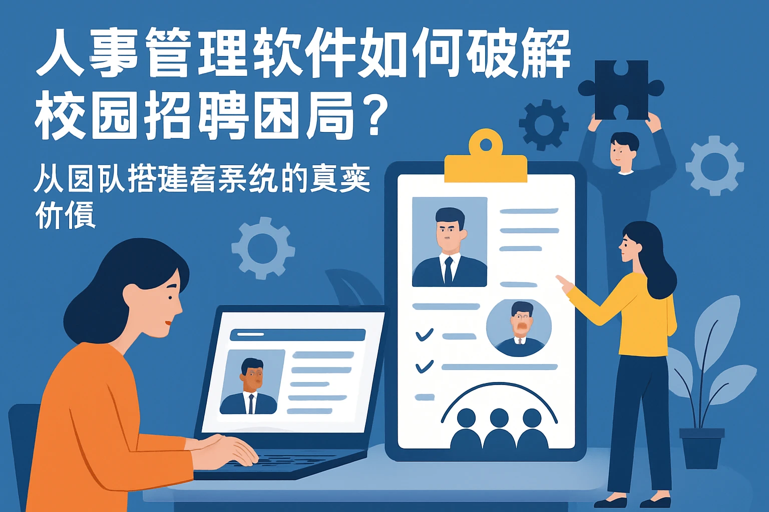 人事管理软件如何破解校园招聘困局?从团队搭建看系统的真实价值