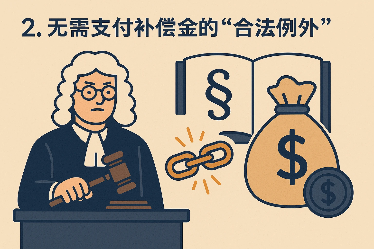 2. 无需支付补偿金的“合法例外”