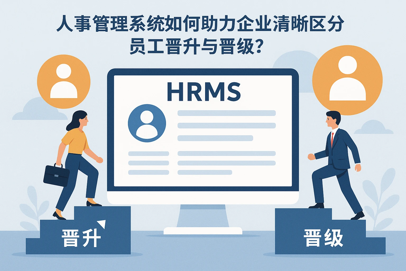 人事管理系统如何助力企业清晰区分员工晋升与晋级？