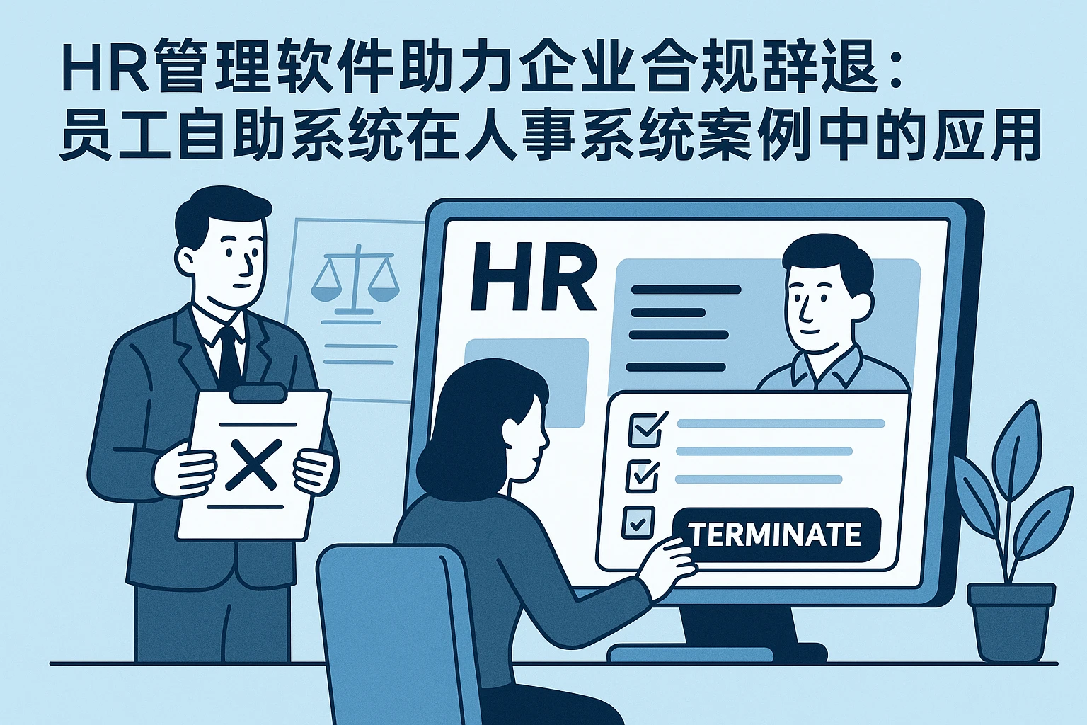 HR管理软件助力企业合规辞退：员工自助系统在人事系统案例中的应用