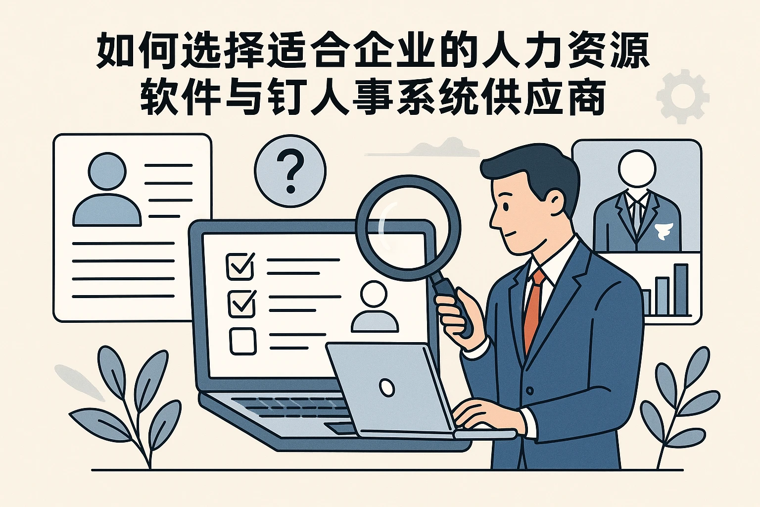 如何选择适合企业的人力资源软件与钉钉人事系统供应商