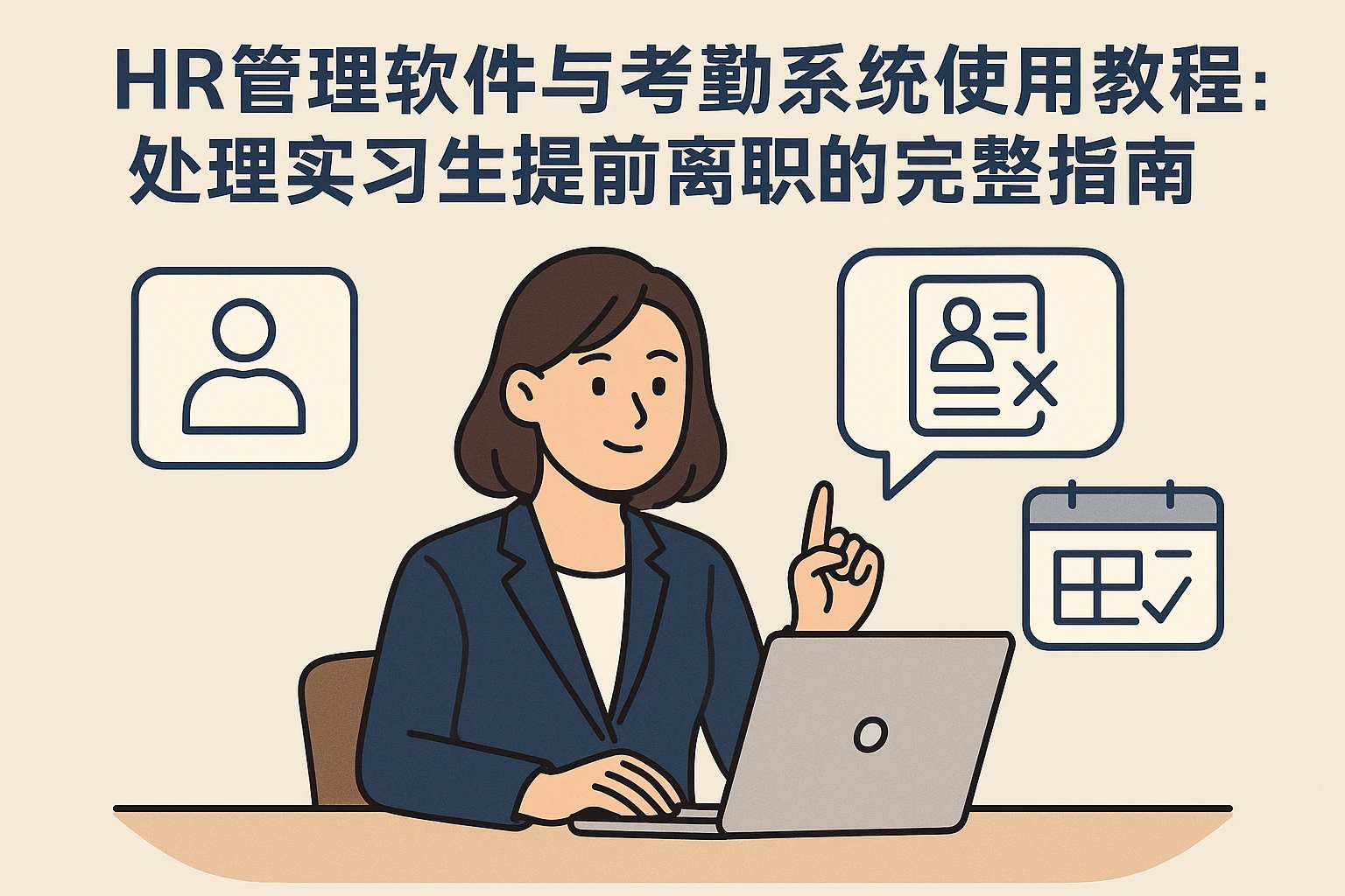 HR管理软件与考勤系统使用教程:处理实习生提前离职的完整指南