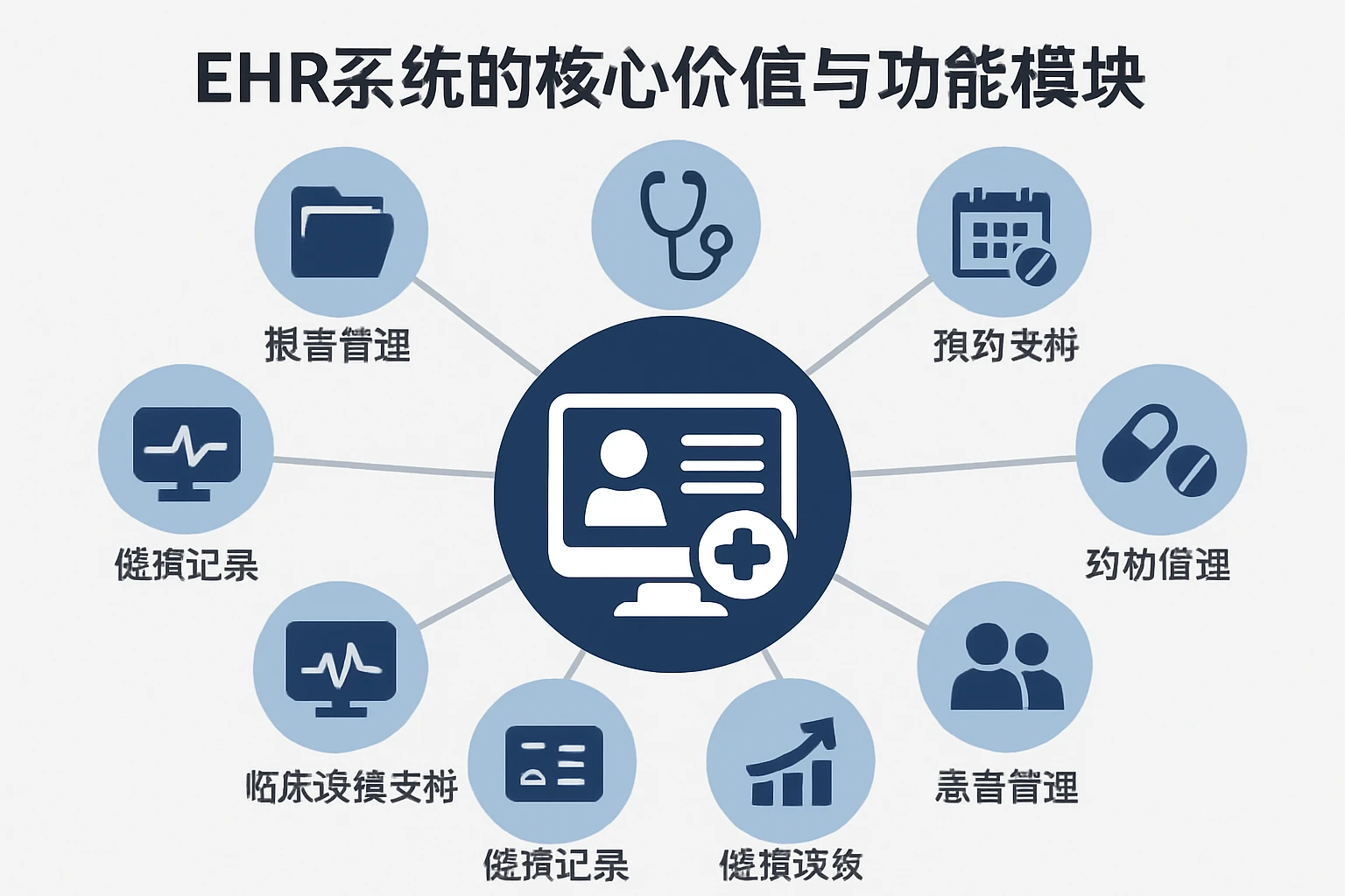 EHR系统的核心价值与功能模块