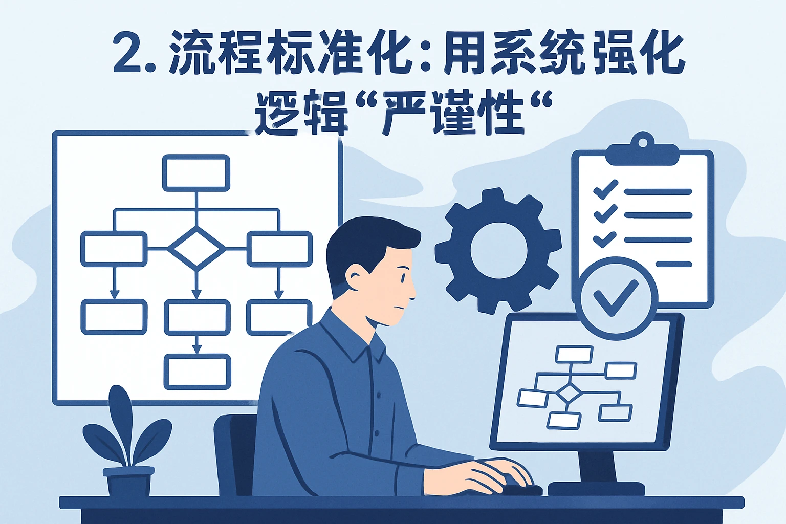 2. 流程标准化：用系统强化逻辑“严谨性”