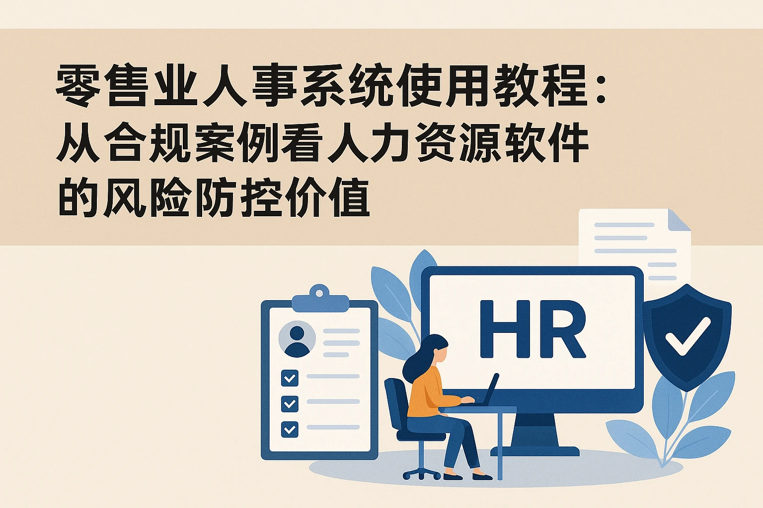 零售业人事系统使用教程:从合规案例看人力资源软件的风险防控价值