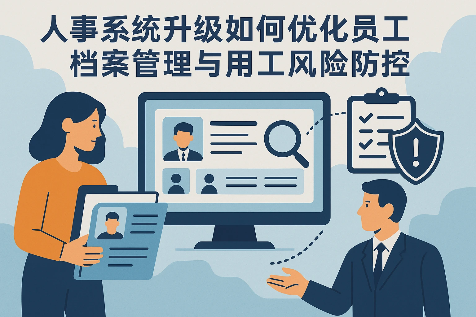 人事系统升级如何优化员工档案管理与用工风险防控