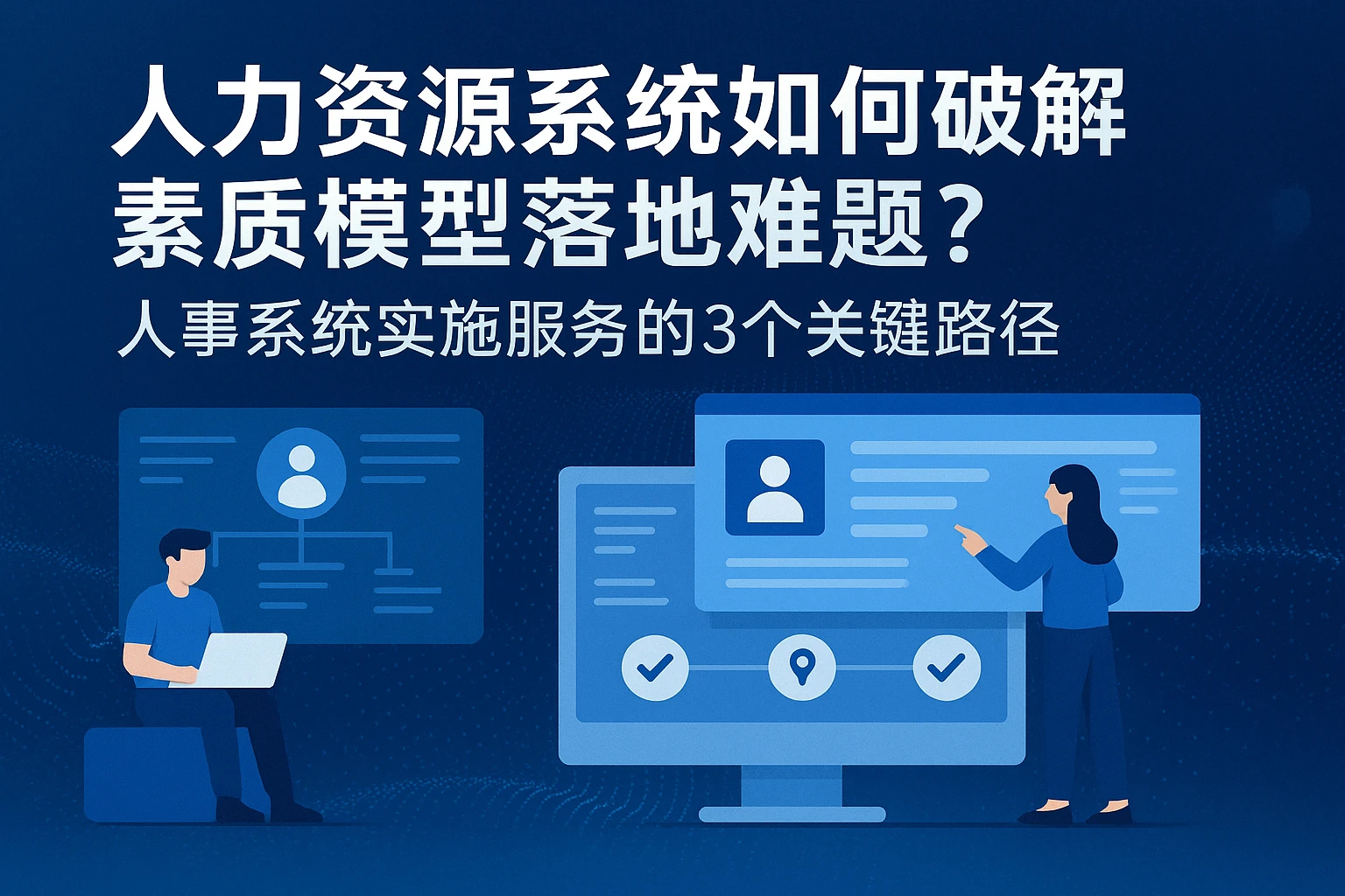 人力资源系统如何破解素质模型落地难题?人事系统实施服务的3个关键路径