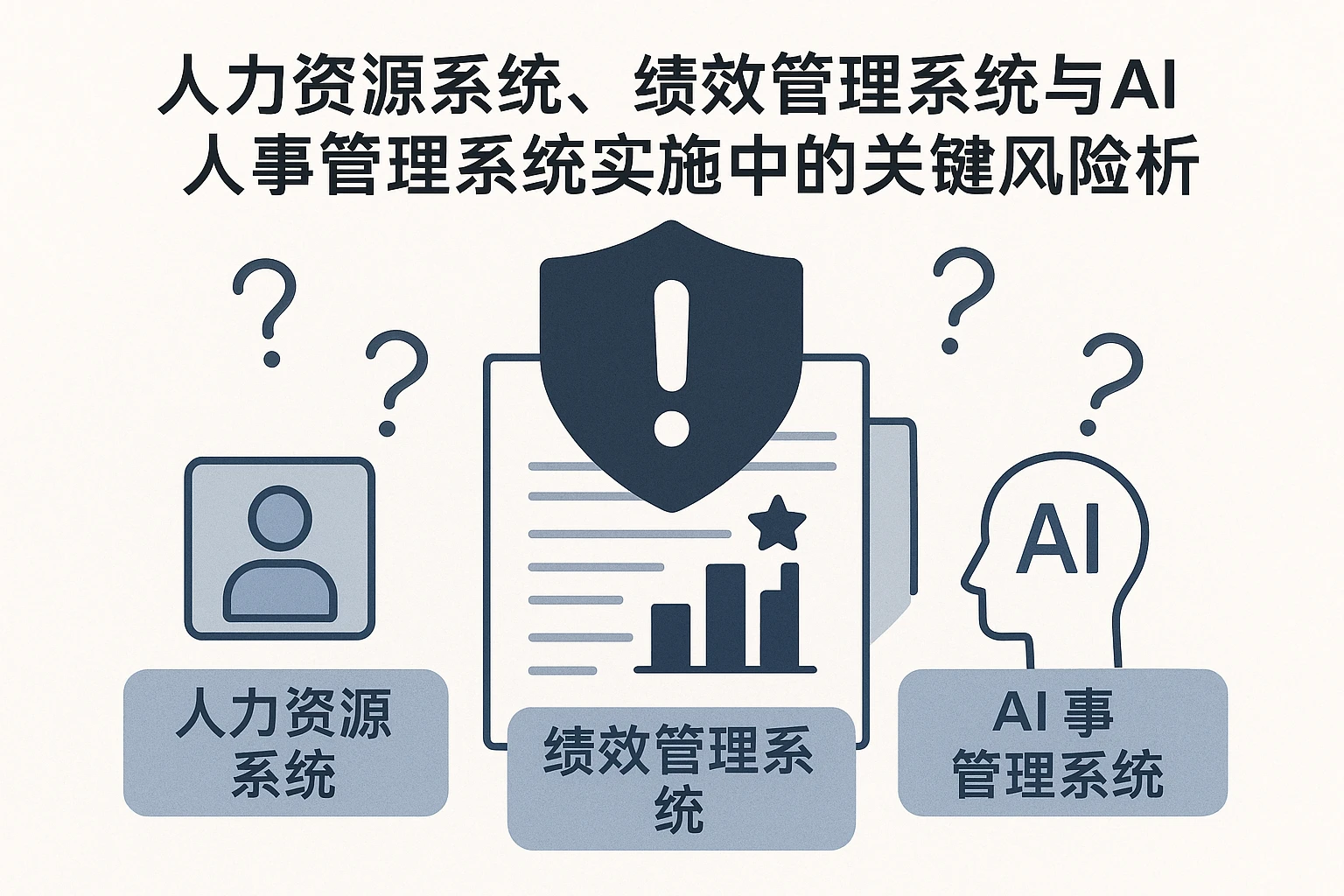 人力资源系统、绩效管理系统与AI人事管理系统实施中的关键风险解析