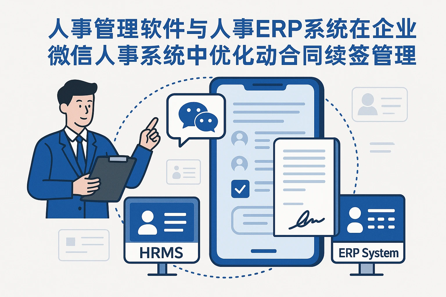 人事管理软件与人事ERP系统在企业微信人事系统中优化劳动合同续签管理