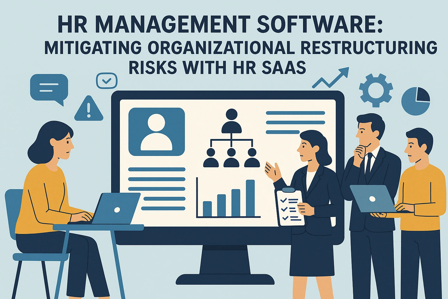 HR管理软件如何通过人力资源SaaS系统规避组织架构调整风险
