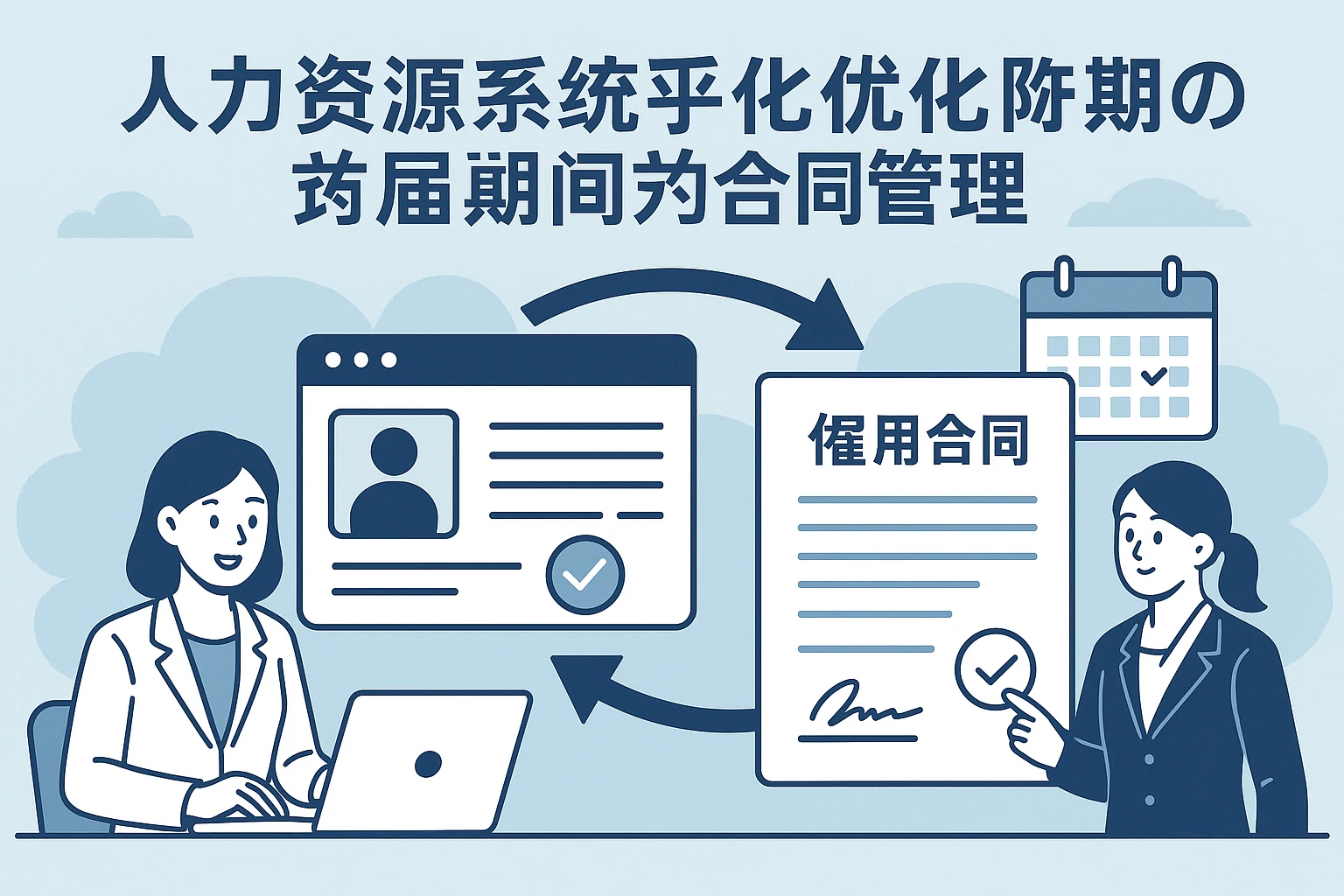 人力资源信息化系统如何优化以完成工作任务为期限的劳动合同管理