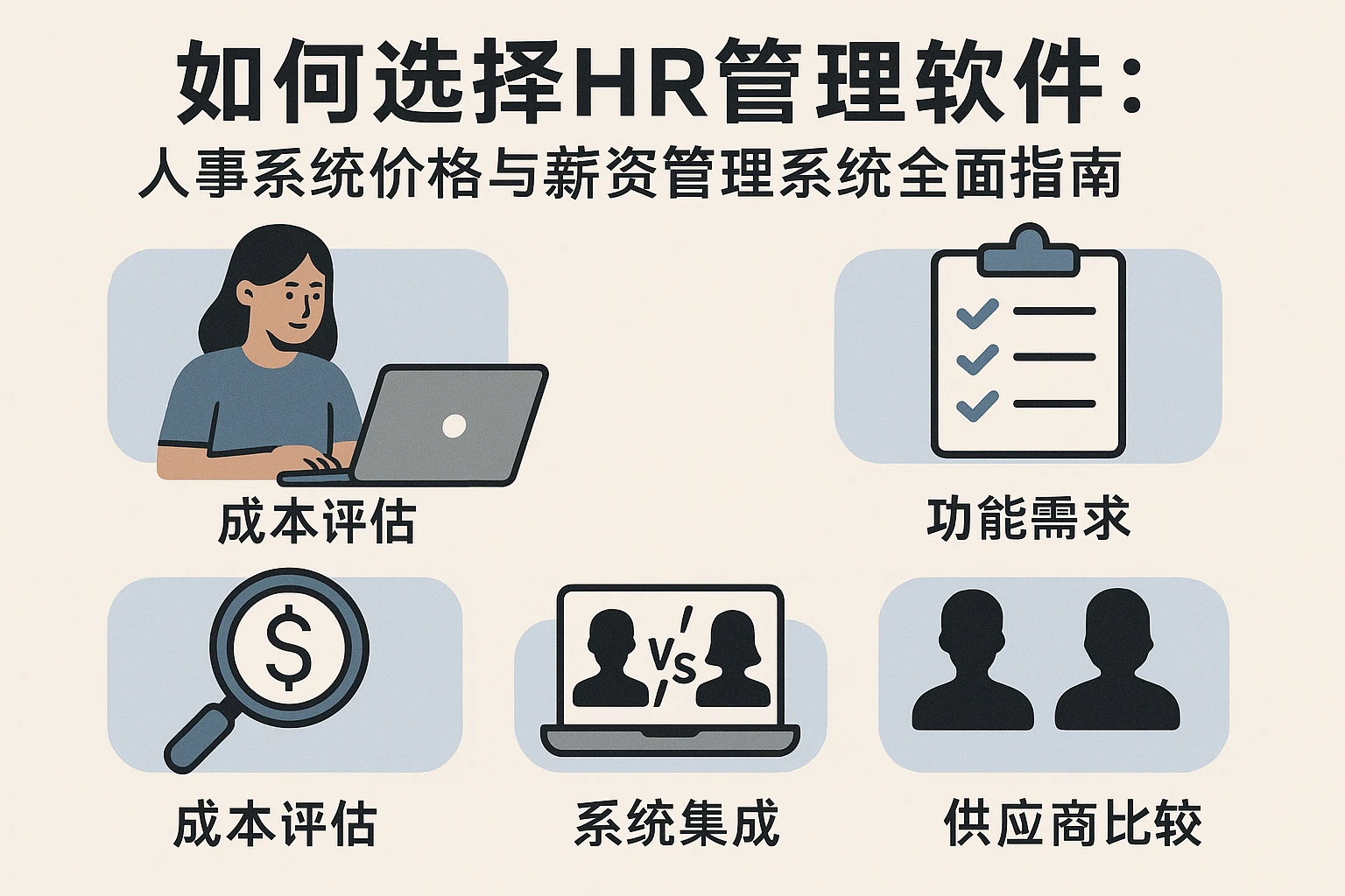 如何选择HR管理软件:人事系统价格与薪资管理系统全面指南