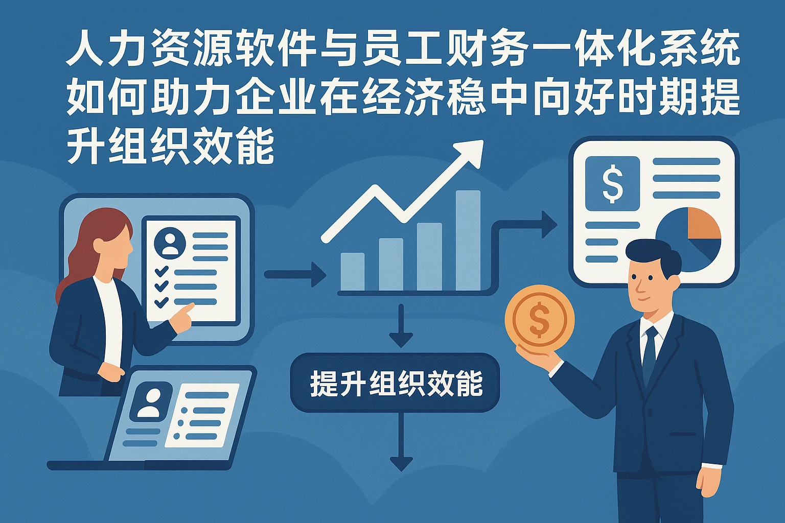 人力资源软件与员工财务一体化系统如何助力企业在经济稳中向好时期提升组织效能