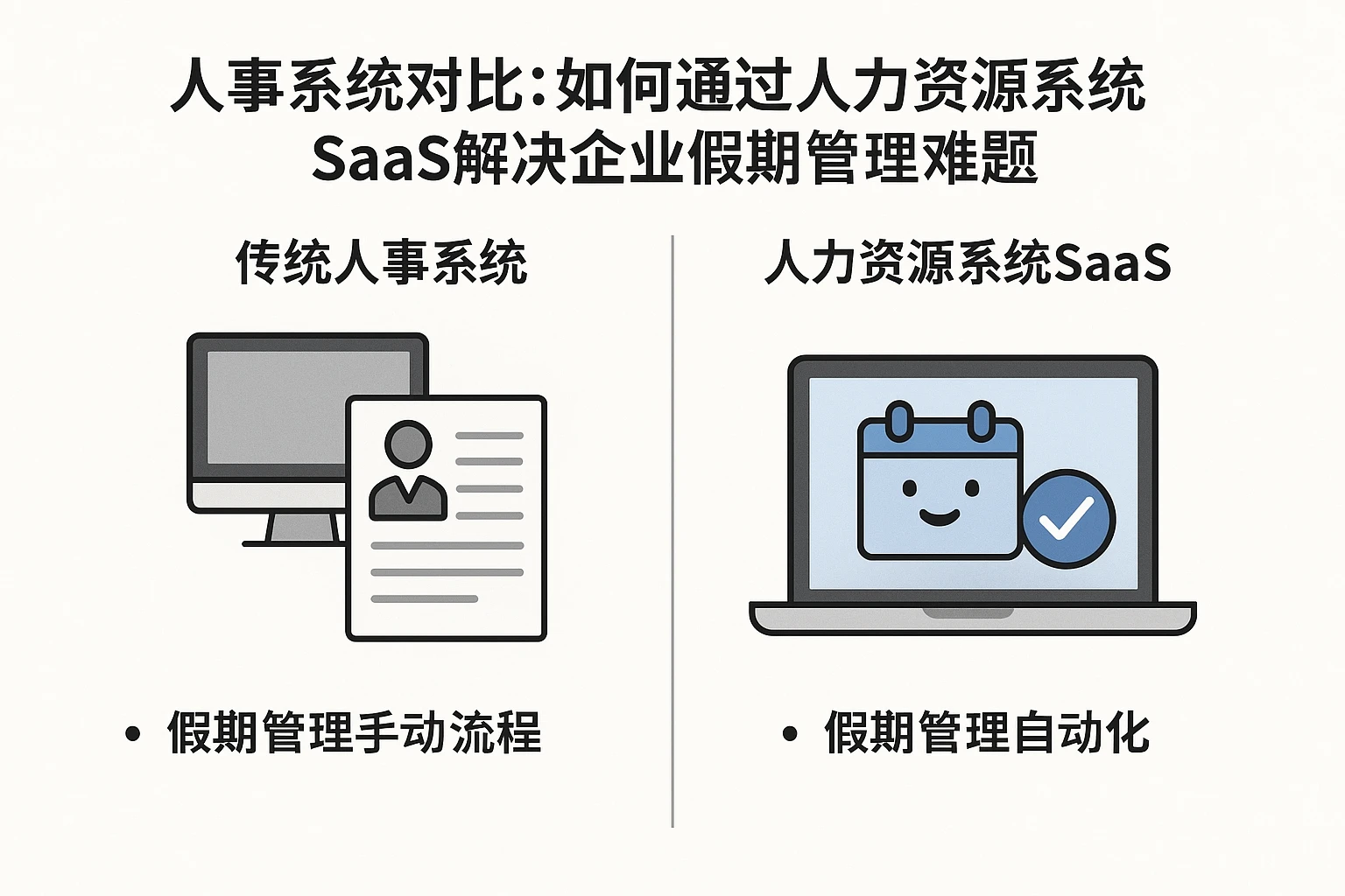 人事系统对比：如何通过人力资源系统SaaS解决企业假期管理难题
