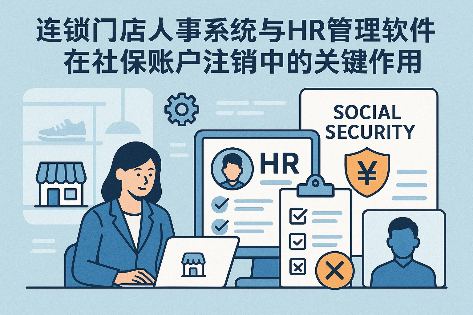 连锁门店人事系统与HR管理软件在社保账户注销中的关键作用