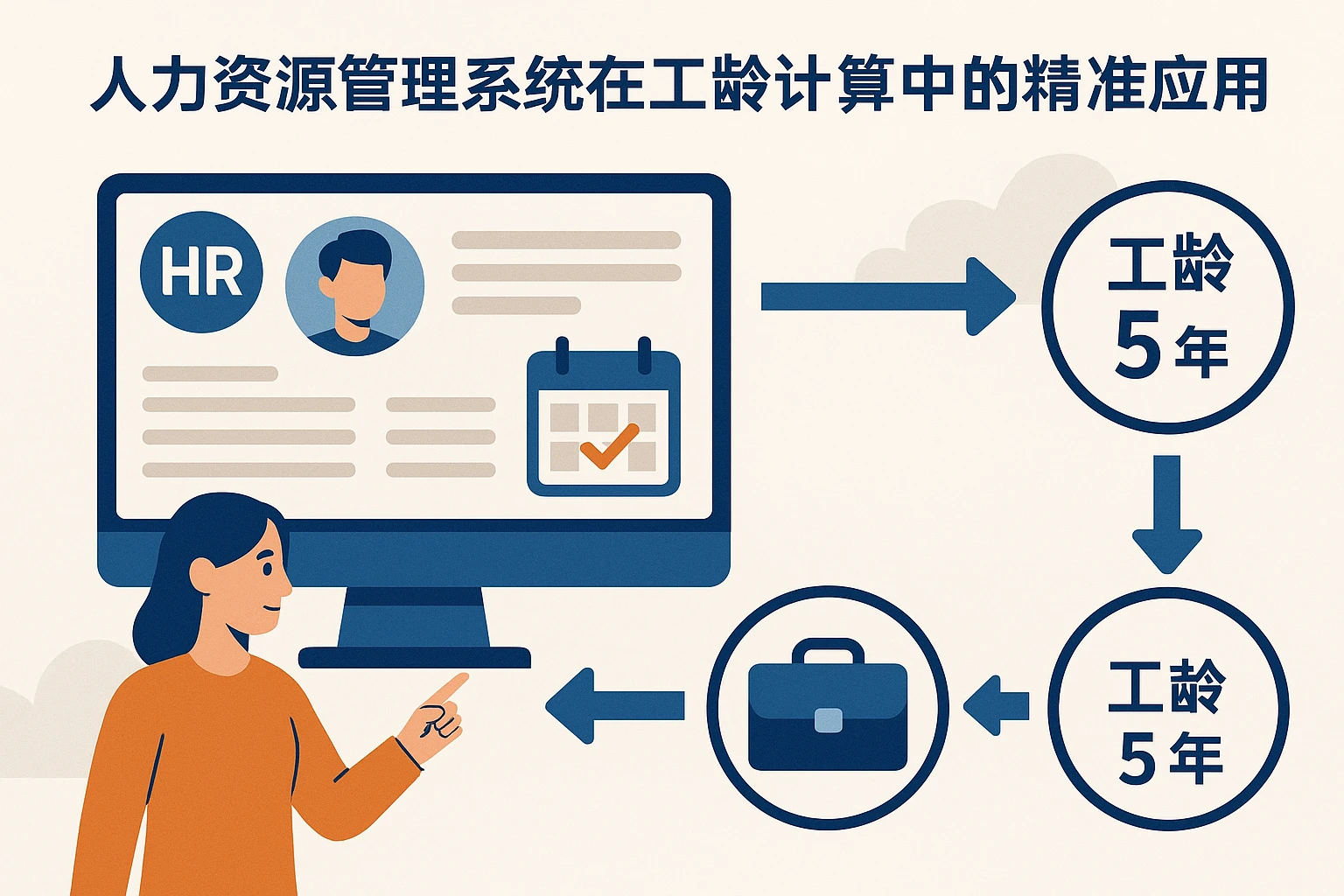 人力资源管理系统在工龄计算中的精准应用