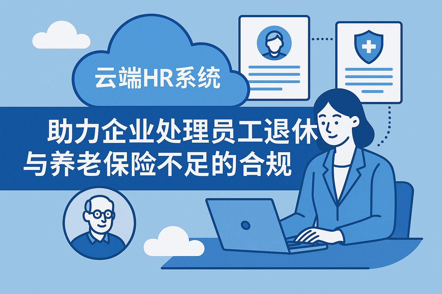 云端HR系统助力企业处理员工退休与养老保险不足的合规管理