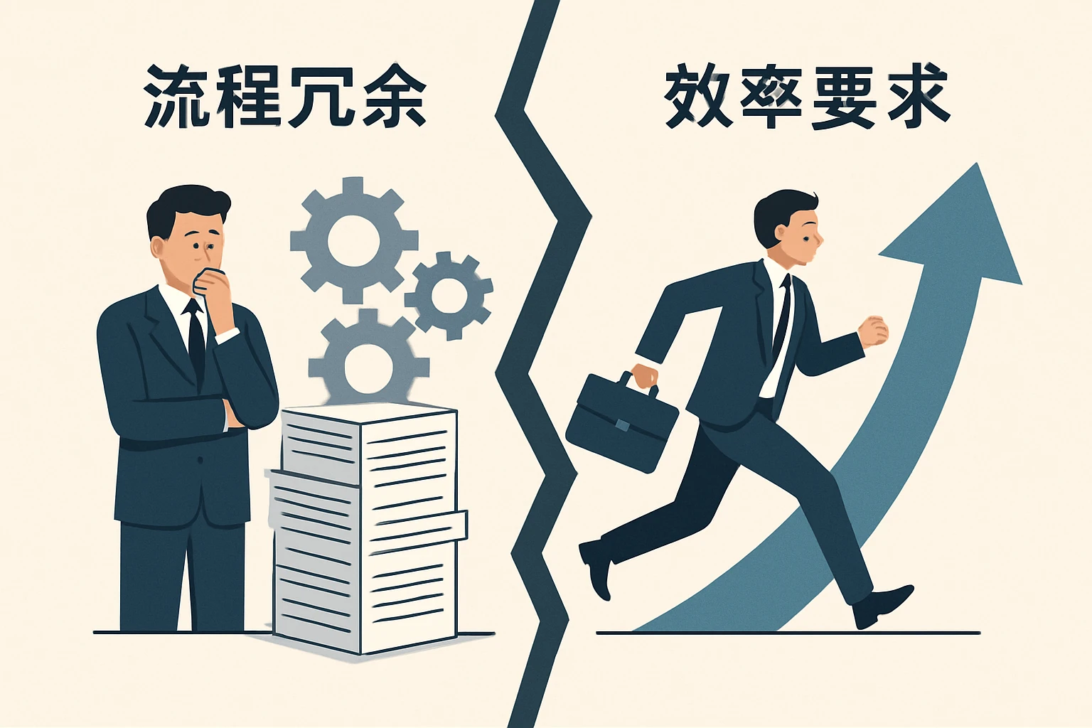 2. “流程冗余”与“效率要求”的矛盾