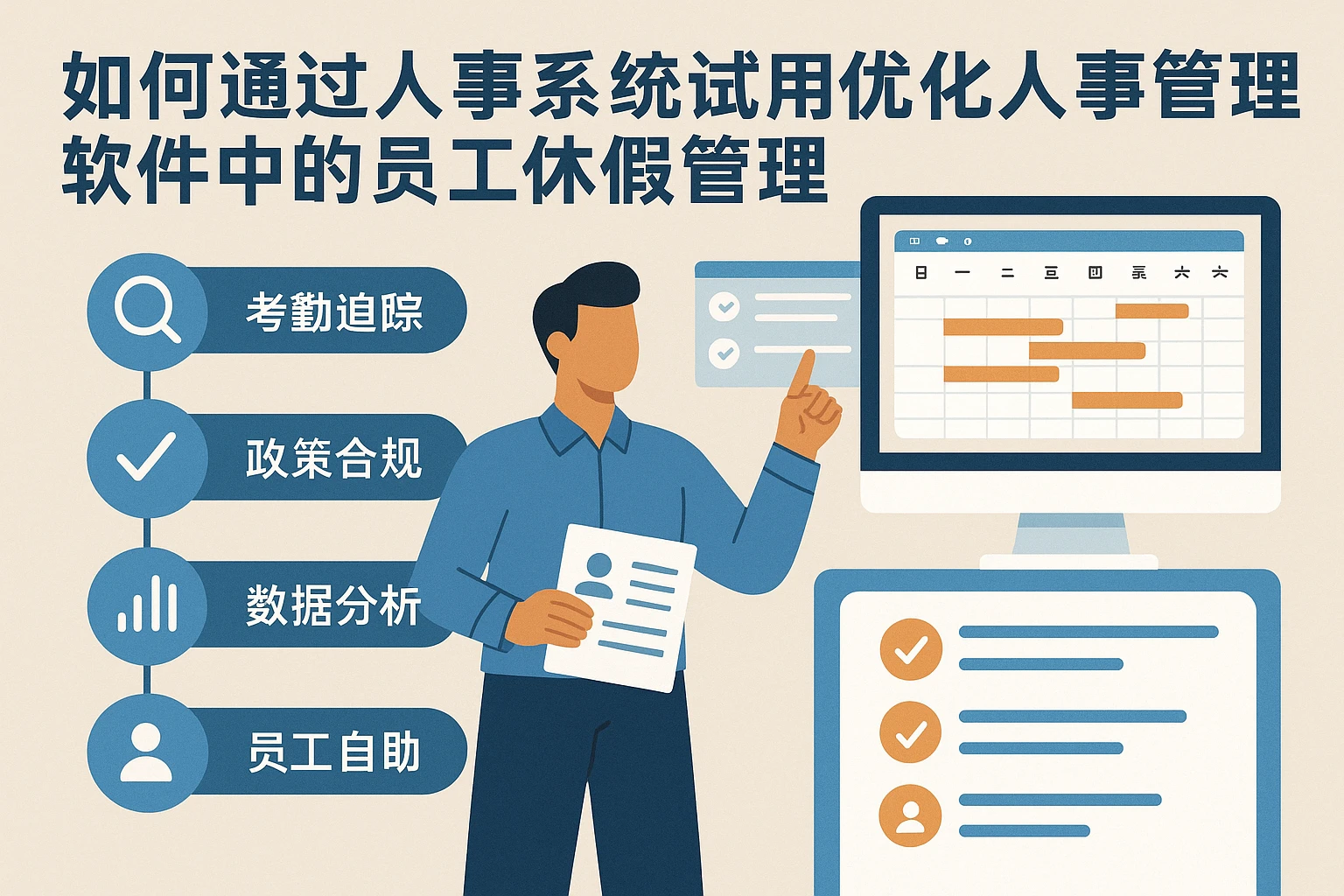 如何通过人事系统试用优化人事管理软件中的员工休假管理