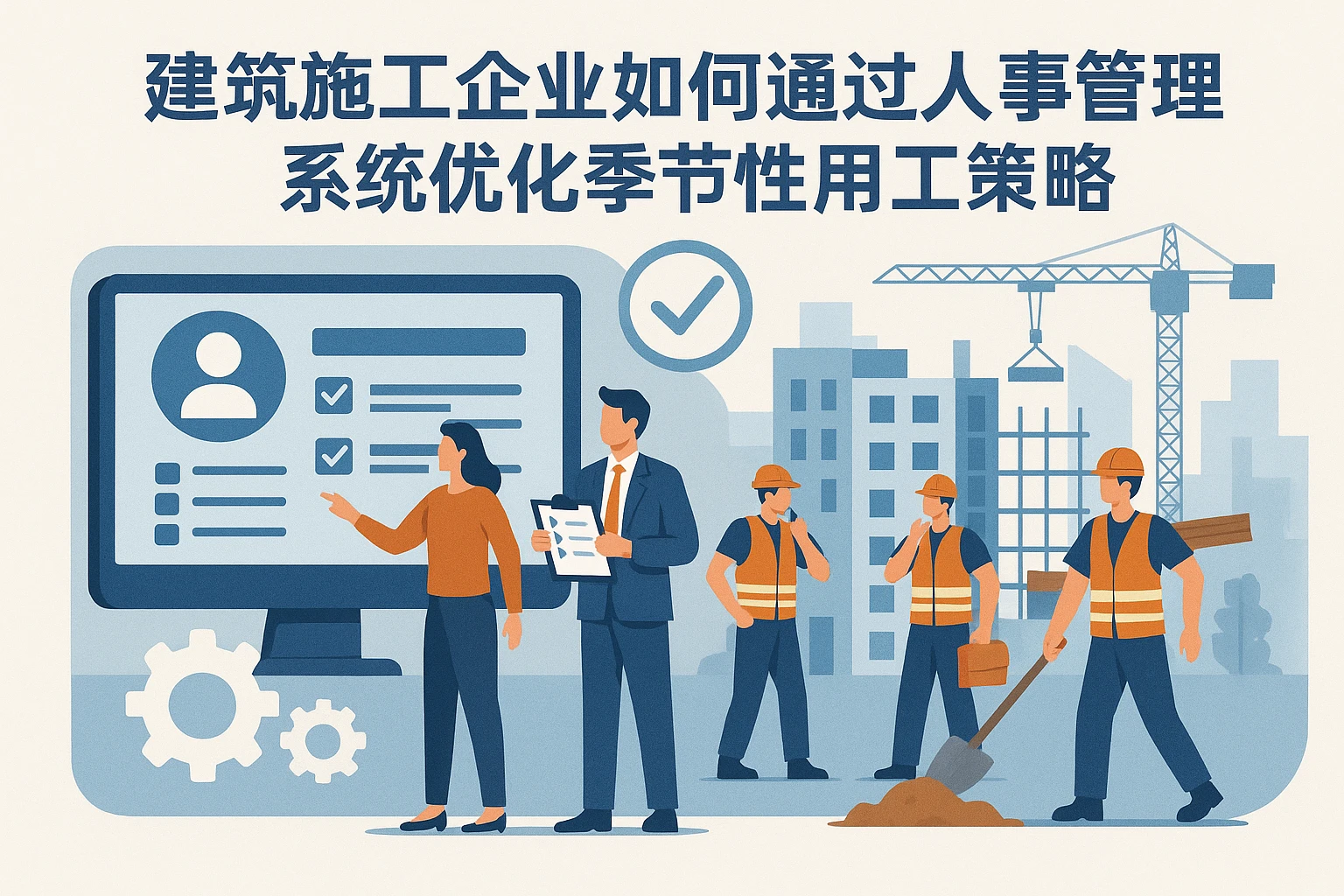 建筑施工企业如何通过人事管理系统优化季节性用工策略