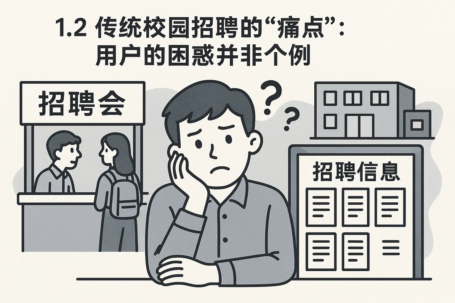 1.2 传统校园招聘的“痛点”:用户的困惑并非个例