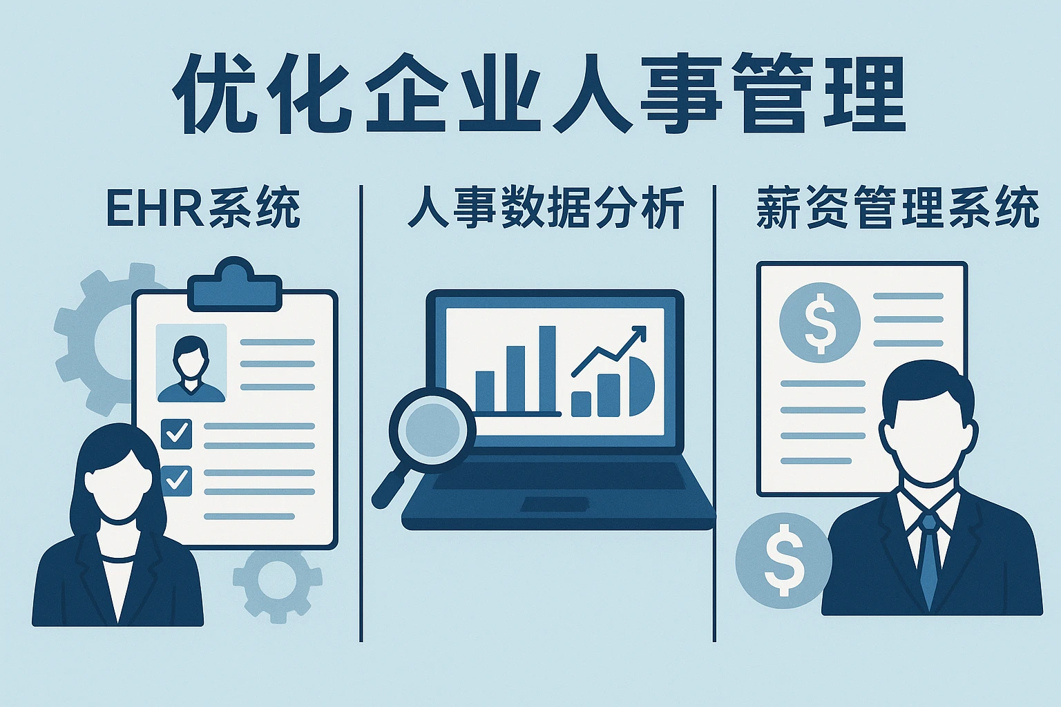 优化企业人事管理：EHR系统、人事数据分析与薪资管理系统的全面解析