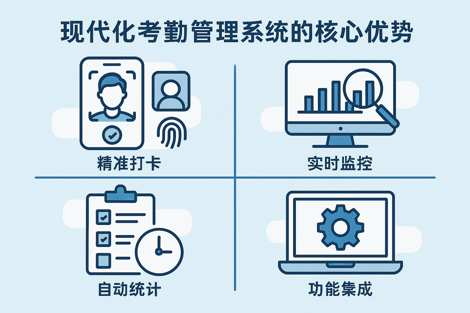 现代化考勤管理系统的核心优势
