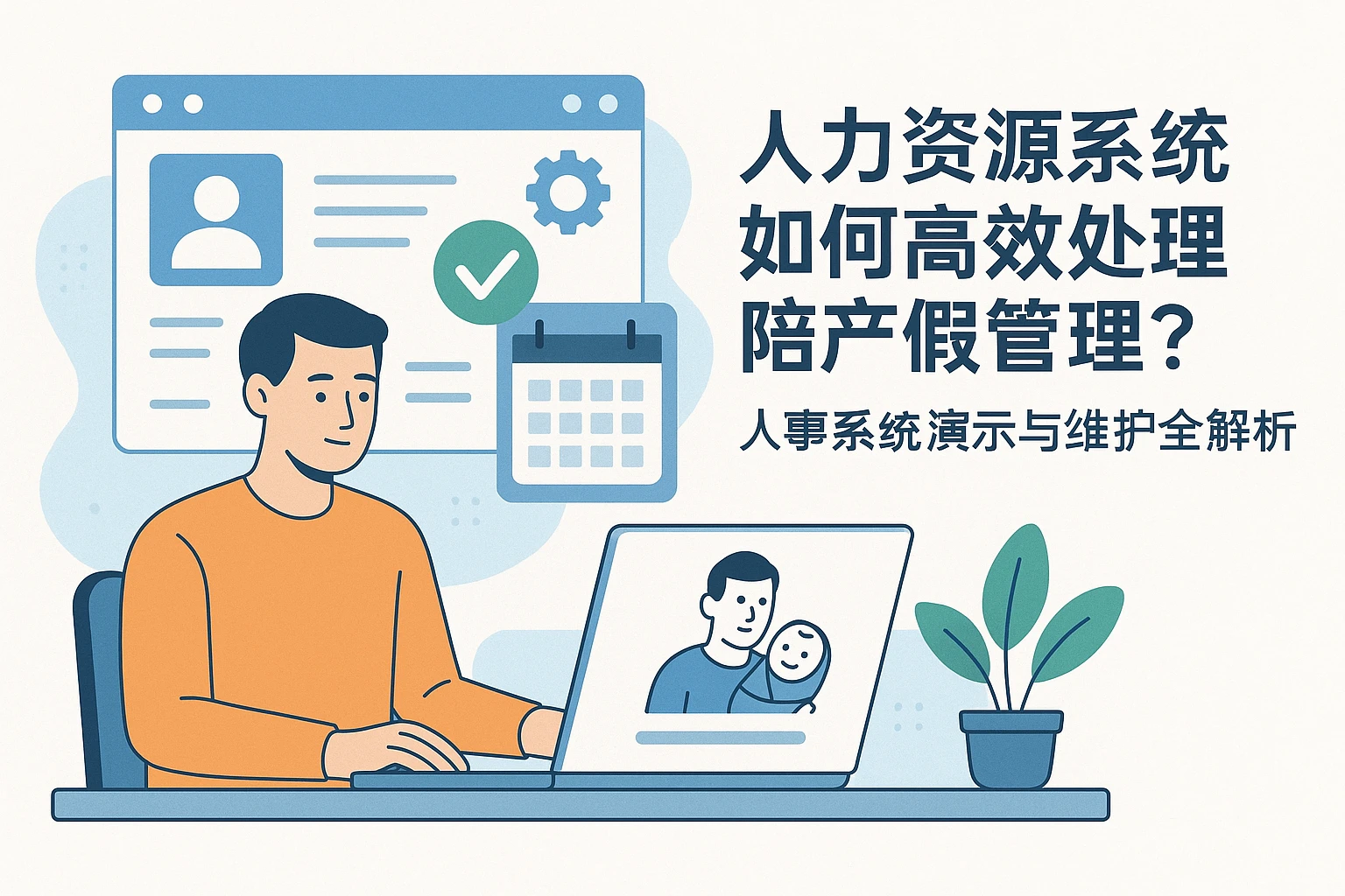 人力资源系统如何高效处理陪产假管理？人事系统演示与维护全解析