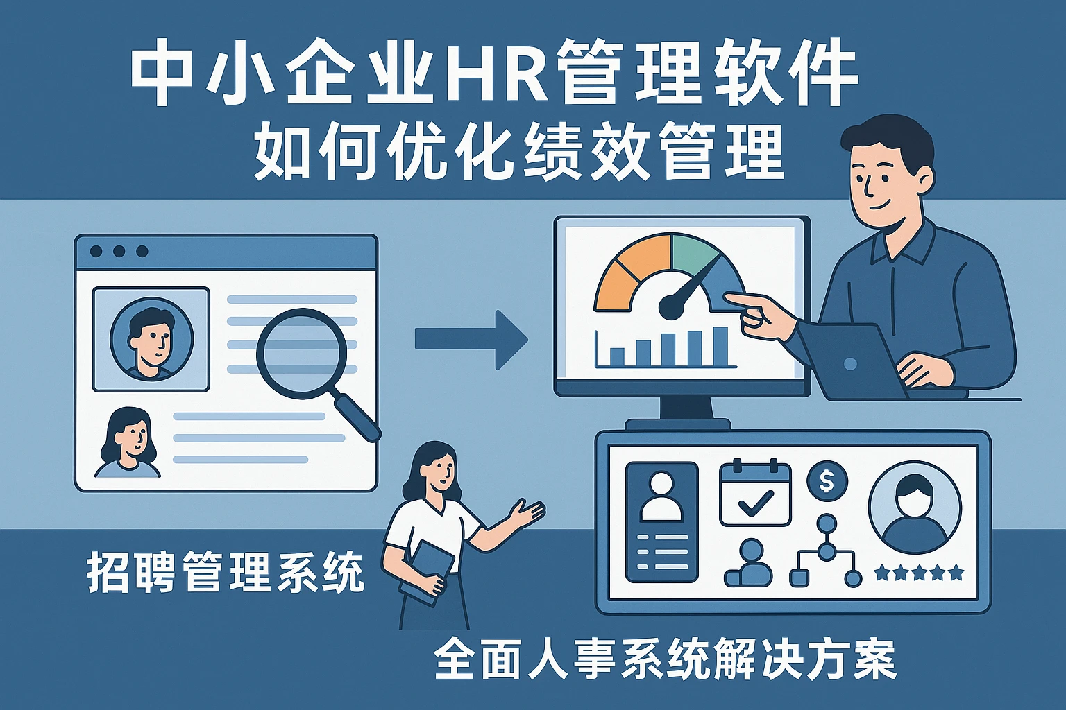 中小企业HR管理软件如何优化绩效管理:从招聘管理系统到全面人事系统解决方案