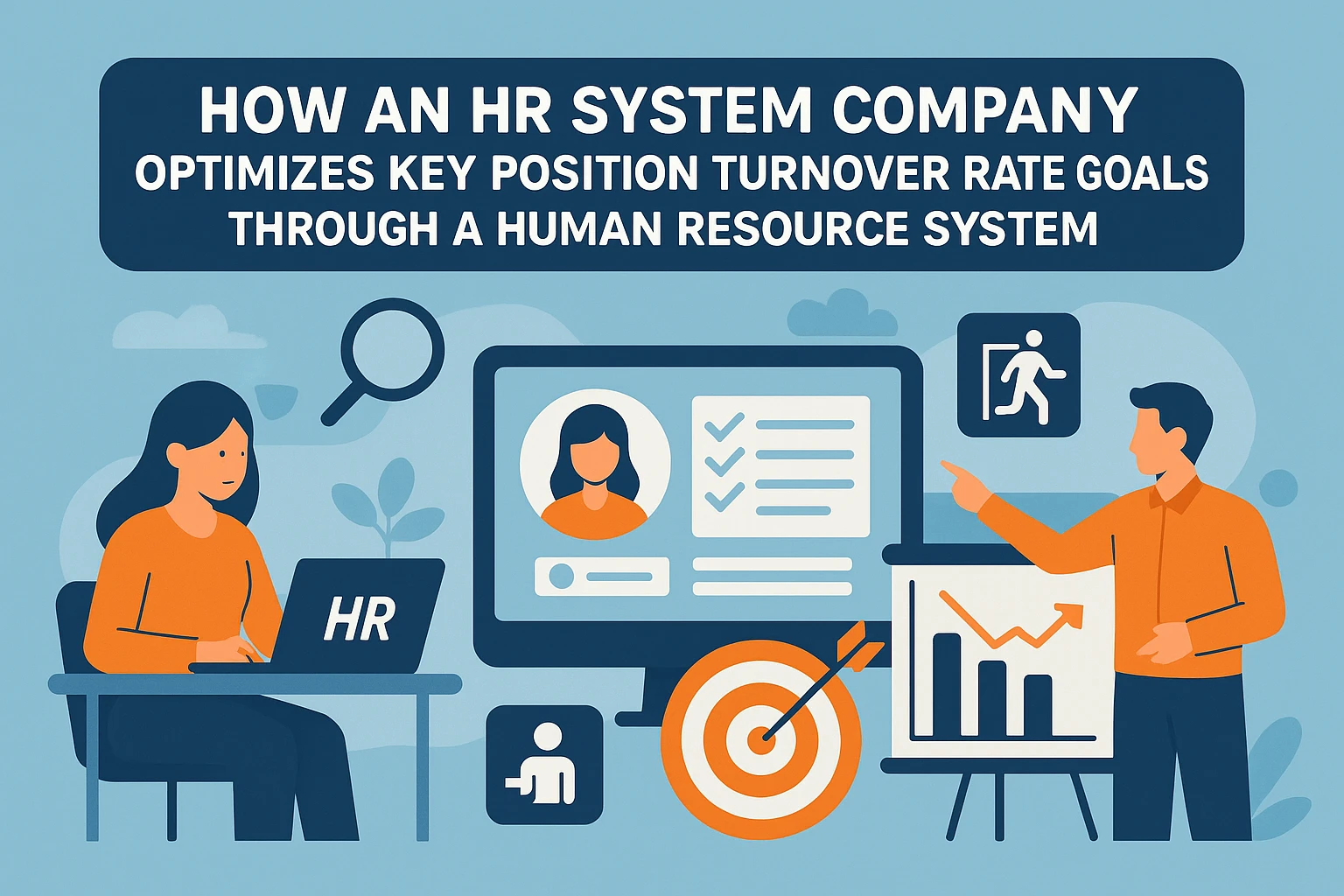 人事系统公司如何通过人力资源系统优化关键岗位离职率目标