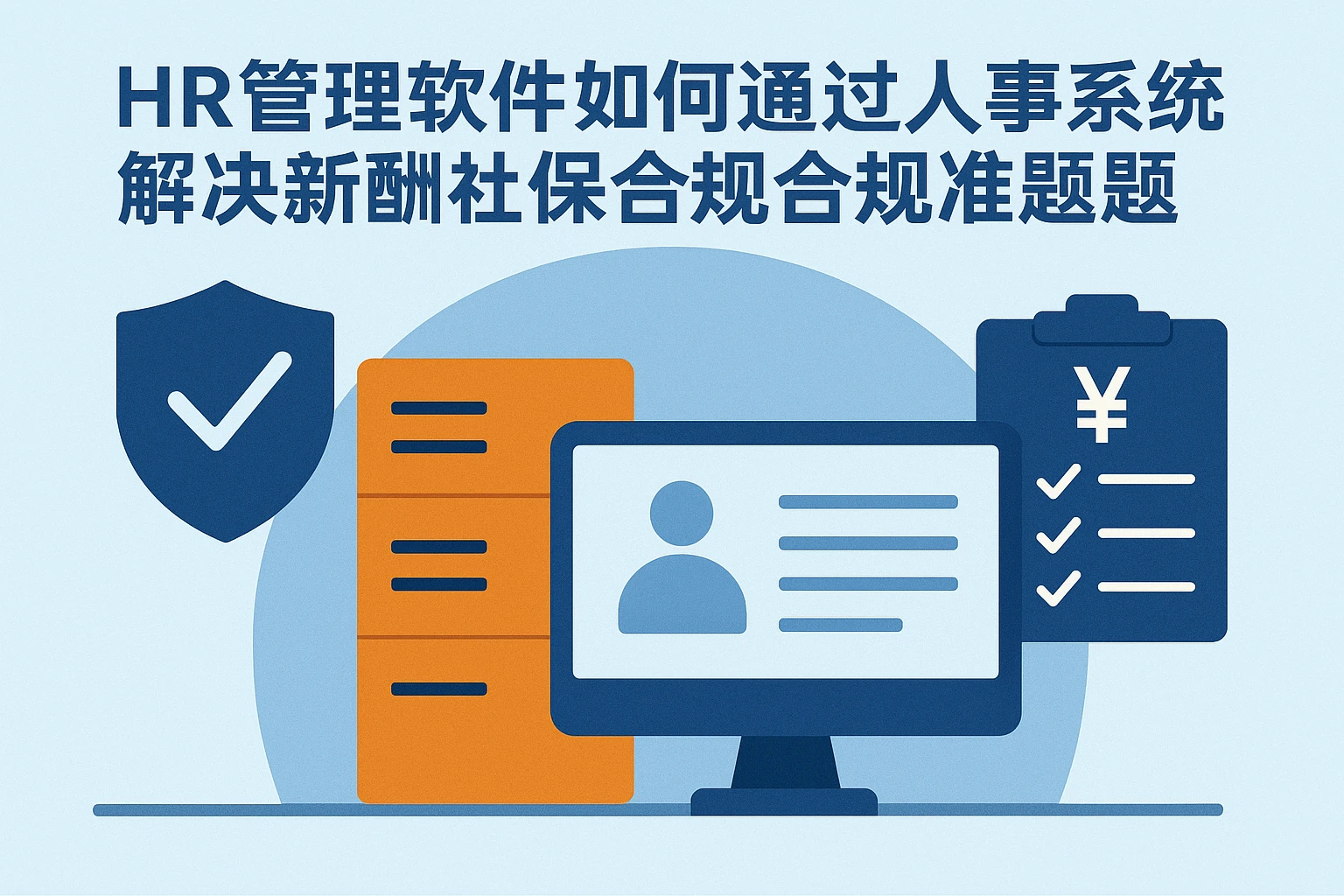 HR管理软件如何通过人事系统本地部署解决薪酬社保合规难题