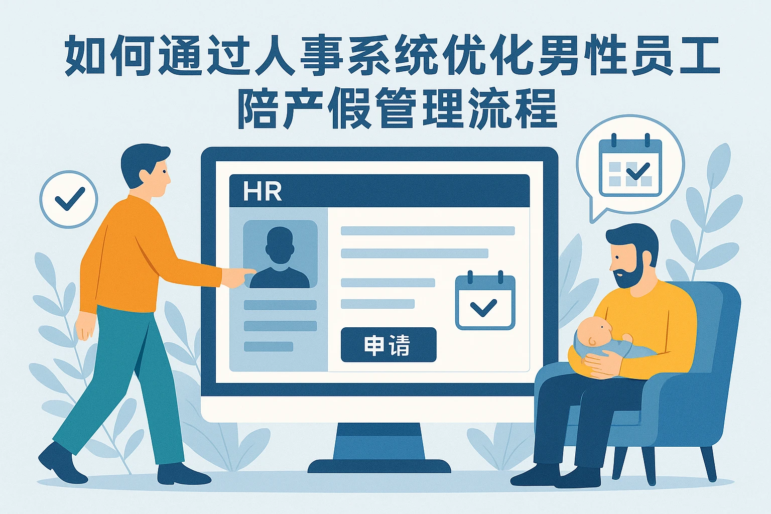 如何通过人事系统优化男性员工陪产假管理流程